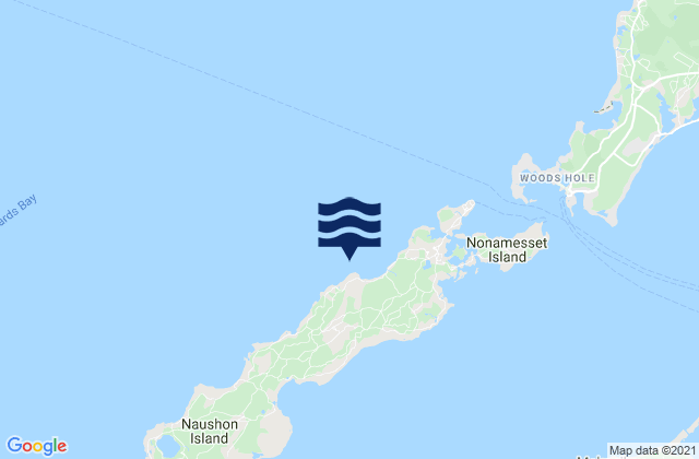 Karte der Gezeiten Weepecket Island south of, United States