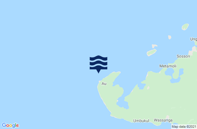Karte der Gezeiten West Harbour, Papua New Guinea