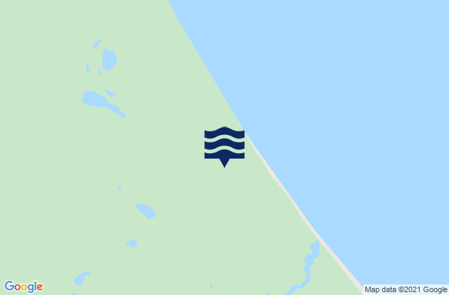 Karte der Gezeiten Whale Bay, Canada