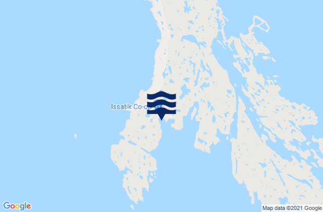 Karte der Gezeiten Whale Cove, Canada