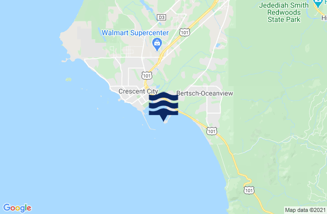 Karte der Gezeiten Whaler Island, United States
