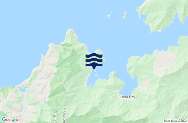 Karte der Gezeiten Whangarae Bay, New Zealand