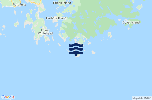 Karte der Gezeiten White Head Island Lighthouse, Canada