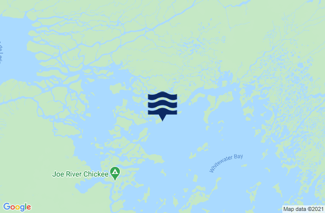 Karte der Gezeiten Whitewater Bay, United States
