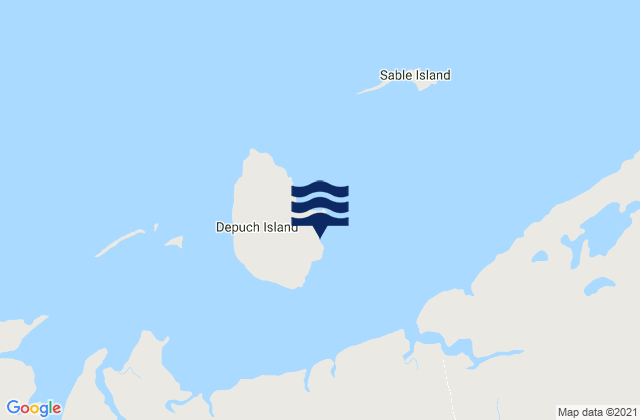 Karte der Gezeiten Wickham Beach, Australia