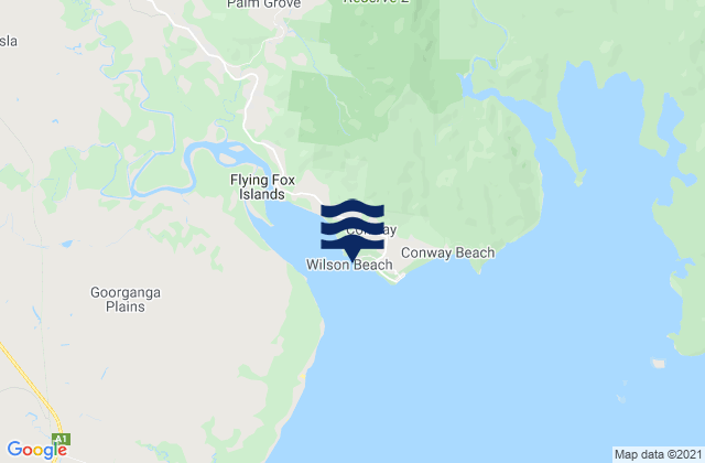 Karte der Gezeiten Wilson Beach, Australia