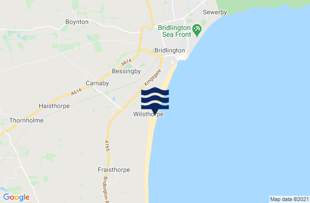 Karte der Gezeiten Wilsthorpe Beach, United Kingdom