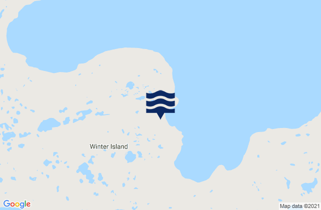 Karte der Gezeiten Winter Island, Canada