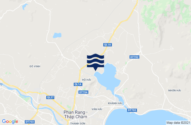 Karte der Gezeiten Xã Phước Trung, Vietnam