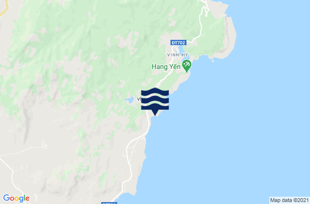 Karte der Gezeiten Xã Vĩnh Hải, Vietnam