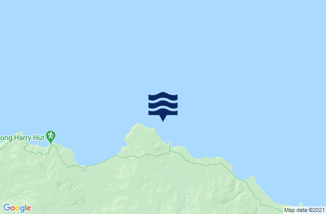 Karte der Gezeiten Yankee River (Foveaux Strait), New Zealand