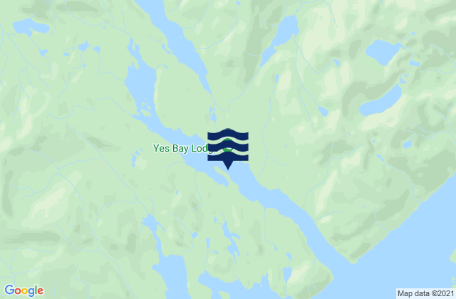 Karte der Gezeiten Yes Cannery (Yes Bay), United States