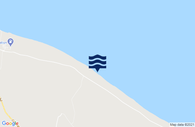Karte der Gezeiten Zalţan, Libya
