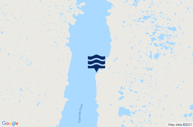 Karte der Gezeiten Île Naujaat, Canada