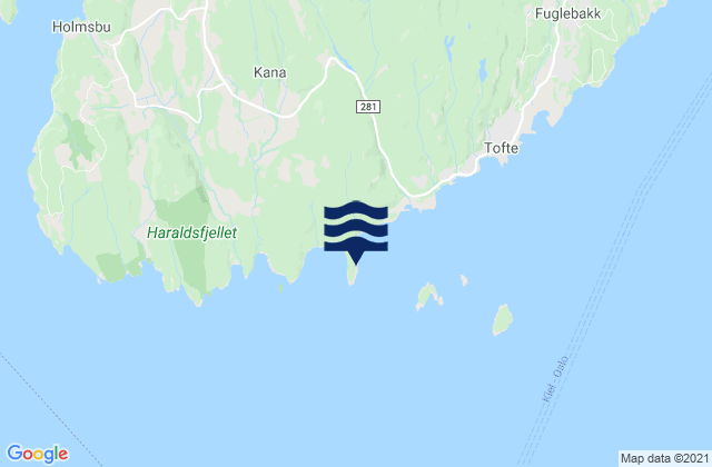 Karte der Gezeiten Østnestangen, Norway
